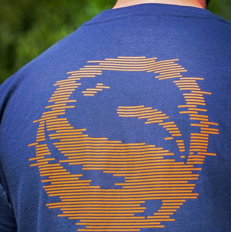Guru Glitch Navy Tee